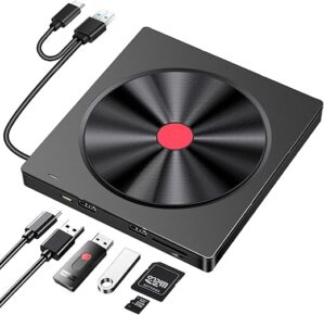 hyripe 6-in-1 USB 3.0 External CD/DVD Drive