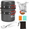 Odoland 6-Piece Lightweight Camping Cookware Set