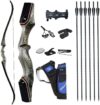 TOPARCHERY 60” Takedown Recurve Bow Set 30-50lbs