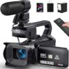 SPPRANDOM 6K 64MP Video Camcorder with WiFi