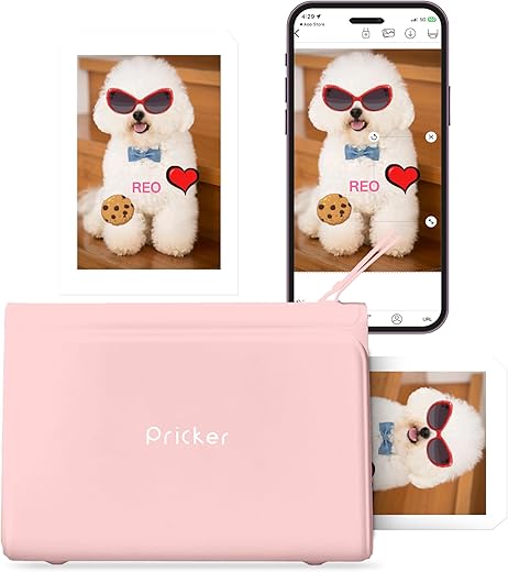 Pricker+ 6PASS Wireless Portable Photo Sticker Printer
