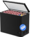 Kismile 7.0 Cu Ft Chest Freezer with Baskets