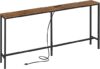 SUPERJARE 70 Inch Console Table with Outlet