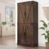 chartustriable 71in Farmhouse Kitchen Pantry Cabinet