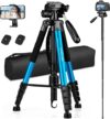 JOILCAN 72” Aluminum Heavy Duty Camera Tripod