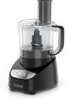 BLACK+DECKER 8-Cup Food Processor, Stainless Steel, 450W