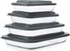 M MCIRCO 8-Piece Glass Baking Dish Set with Lids