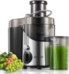 Juilist 800W Wide Mouth Juicer with 3 Speeds