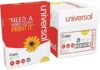 Universal 8.5×11 White Copy Paper, 5 Reams