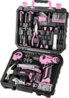 DEKOPRO 8V Pink Cordless Drill Tool Set