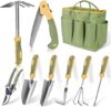 WisaKey 9 Piece Stainless Steel Garden Tool Set