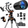 Dianfan 90mm Professional Refractor Telescope with Tripod