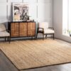 nuLOOM 9×12 Hand Woven Natural Jute Rug