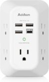 Addtam 5-Outlet USB Wall Charger