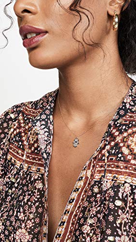Adina Reyter 14k Baguette Hamsa Necklace - Image 3