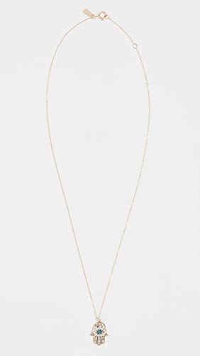 Adina Reyter 14k Baguette Hamsa Necklace - Image 4