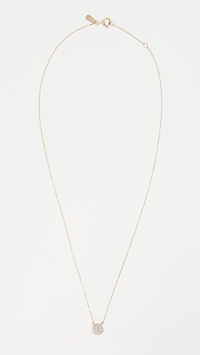Adina Reyter 14k Gold Pave Disc Necklace - Image 4