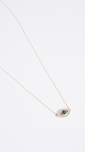 Adina Reyter 14k Pave Evil Eye Necklace - Image 5