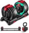 Motion Space Adjustable 52.5/54LBS Dumbbell with Non-slip Handle