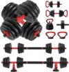 RELIFE REBUILD YOUR LIFE Adjustable 6-in-1 Dumbbells and Fitness Set