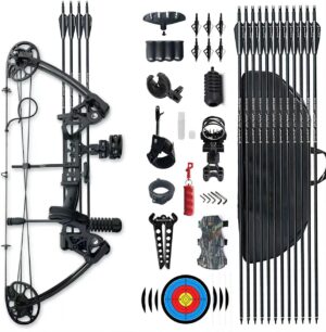 PANDARUS Adjustable Compound Bow 0-70 Lbs with Accessories