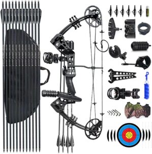 PANDARUS Adjustable Compound Bow Set for Beginners