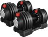 Yaheetech Adjustable Dumbbell Set with Anti-Slip Handle