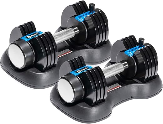 LifePro Adjustable Dumbbells, 15Lb-90Lb, Compact Home Gym