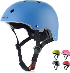 BURSUN Adjustable Kids Multi-Sport Bike Helmet