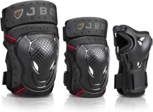 JBM Adult & Kids Knee Elbow Wrist Guards Set
