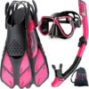 Zenoplige Adult Snorkel Set with Anti-Fog Mask