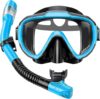 Seovediary Adult Snorkel Set with Anti-Fog Mask