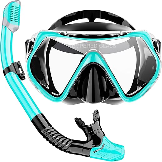 Felidel Adult Snorkeling Gear Set with Anti-Fog Mask