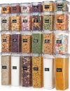 Vtopmart Airtight Food Storage Containers, 24 pcs