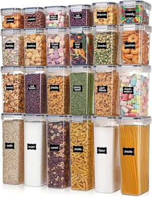 Vtopmart Airtight Food Storage Containers, 24 pcs