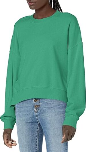 VELVET BY GRAHAM & SPENCER Ajia French Terry Pullover Sweatshirt