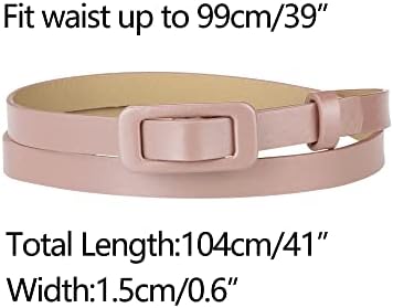 Allegra K Thin Nonporous Waist Belt - Image 3