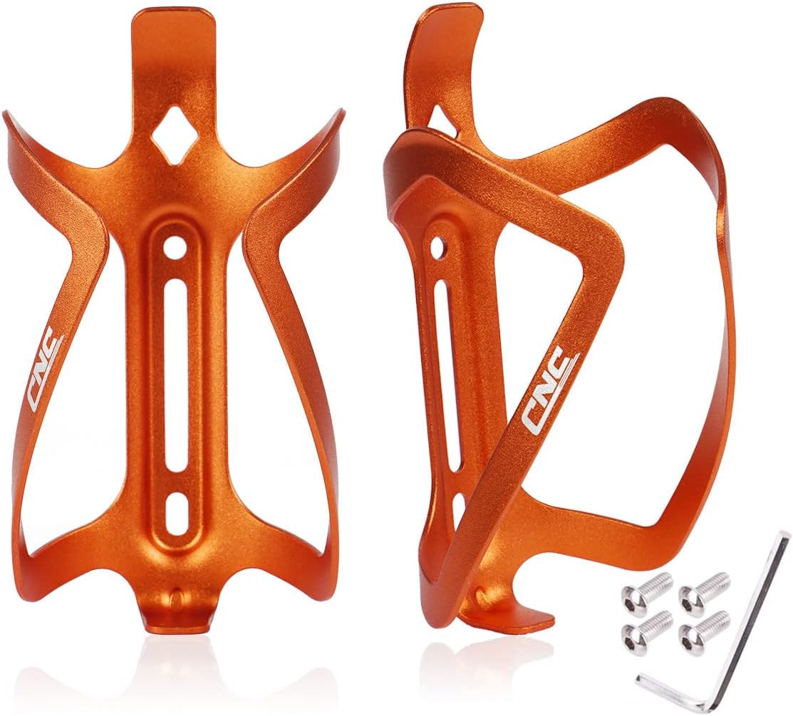 CNC Aluminum Bike Water Bottle Cage 2-Pack