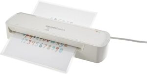 Amazon Basics 9-Inch Laminator, White