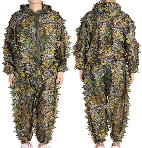 Amoper 3D Leafy Hooded Camouflage Hunting Suit - Image 2