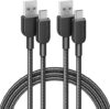 Anker USB A to Type C Cable, 6ft (2 Pack)