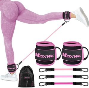 HOXWC Ankle Resistance Bands for Leg Workouts