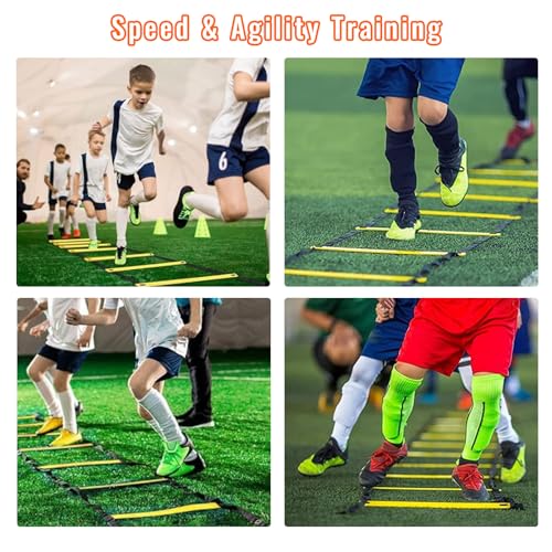 AOPUETRX Soccer Agility Training Set: Ladder, Cones, Trainer - Image 5