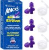 Mack’s AquaBlock Waterproof Reusable Earplugs, 3 Pair