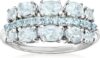 Ross-Simons Aquamarine And Swiss Topaz Ring