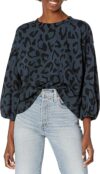 VELVET BY GRAHAM & SPENCER Arabelle Bengal Fleece Sweatshirt