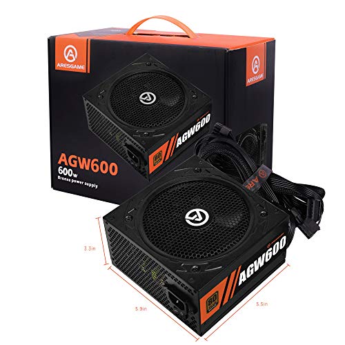 ARESGAME 600W 80+ Bronze Certified PSU - Image 5