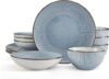 Pfaltzgraff Arlie Blue 12 Piece Dinnerware Set