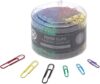 U Brands Assorted Color Paper Clips, Medium & Large, 450-Count