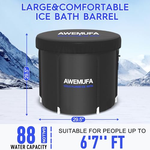 AWEMUFA Inflatable 88-Gallon Ice Bath Tub - Image 2